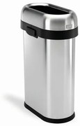 Simplehuman Coș de gunoi pentru spații comerciale50 l, oțel inoxidabil