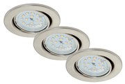 SET 3x Corp de iluminat LED pentru baie Briloner 7220-032 FIT 1xGU10/5W/230V