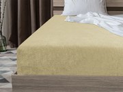 Cearsaf Frotir cu elastic EXCLUSIVE 160 x 200 cm crem