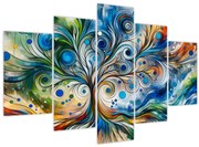 Tablou – Arbore energetic colorat (150x105 cm)