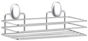 Etajera metalica pentru baie Metalife DKB-718, 11x24x7,5 cm, Crom
