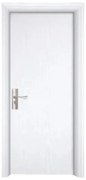 Usa Interior din MDF Novo Doors ND81, Cadru din Lemn Masiv, KIT COMPLET, Toc , Manere si balamale incluse (Culoare: Alb, Dimensiune: 80 cm, Maner: