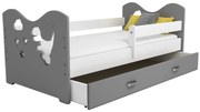 Pat copii Mickey 160X80 B3 dinozaur cu somieră
