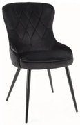 Scaun de sufragerie Lloyd (Negru + Negru). Promo -7%. 1050456