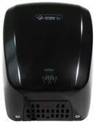 Uscator de mani cu aer cald si senzor, negru mat, Jet Dryer Storm