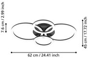 Plafonieră LED dimabilă PARRAPOS-Z LED/41W/230V Eglo 900319