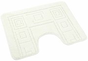 Covoraș pentru WC Kvalitex Ornament crem, 60 x 50cm
