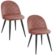 Set 2 buc scaune sufragerie Xacobeo (roz). 1117268