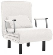 Fotoliu pat 2 în 1-bej