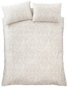 Lenjerie de pat bej din catifea pentru pat dublu 200x200 cm Bridgerton Regal Birds – Catherine Lansfield