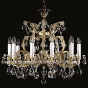 Candelabru Cristal Bohemia Exclusive 10 brate, diam.65cm MARIA TEREZIA 13 CE