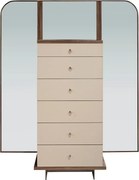 Comoda cu oglinda, sertar cu spatiu pentru ceasuri si bijuterii Chiffonier