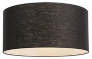 Lampă suspendată modernă albă cu abajur negru 50 cm - Combi 1