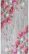 Covor roz/gri lavabil 160x230 cm Blooming Roses – Vitaus