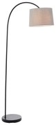 Lampă de podea CARLSON 1xE27/60W/230V, gri/negru - Endon 78163