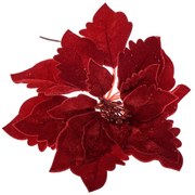 Floare Poinsettia mare, 23 x 19 x 23 cm