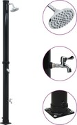 vidaXL Duș solar, negru, 220 cm, 20 L