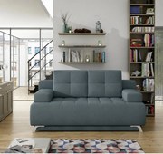 Canapea extensibila OSLO, stofa catifelata turcoaz inchis - Riviera 87
