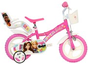 BICICLETA COPII 12" - BARBIE ROZ - DINO BIKES (612GL-02BA)