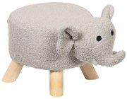 Taburet pentru copii cu motiv animal, înălțime 25 cm