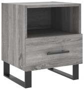 vidaXL Noptieră, gri sonoma, 40x35x47,5 cm, lemn compozit