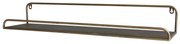 Raft de perete, din metal auriu, Kon