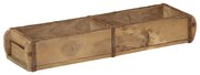 vidaXL Tavă cu depozitare Maro 60.5 x 15 x 9 cm