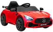 AIYAPLAY Mașină electrică pentru copii licențiată Mercedes-Benz AMG GTR 12V telecomandă 2,4G max. 5 km/h 108 x 67 x 46 cm rouge | Aosom Romania