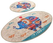 Covorașe de baie 2 buc. 60x100 cm Etnic – Foutastic