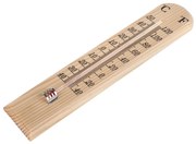 Termometru din lemn Happy Green, 25,5 cm