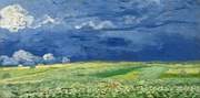 Reproducere Wheatfield under thunderclouds (1890), Vincent van Gogh