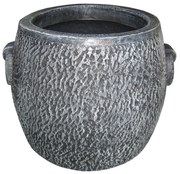 Ghiveci PE vintage, rotund, imitatie piatra, model STONE XL