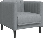 vidaXL Fotoliu, gri închis, material textil