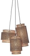 Lustra eco din bambus Bhutan/3-Shades bl/nat