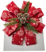 Fundă pentru bradul de Crăciun 30 x 81 cm,roșie