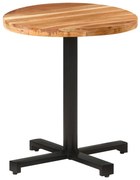 vidaXL Masă de bistro, Ø70x75 cm, lemn masiv de acacia, rotundă