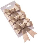 Set de funde de Crăciun 10 x 13 cm, champagne, 3bucăți, 7 cm