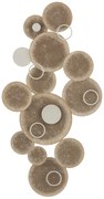 Deco perete Brown Circles 119/9/60 cm