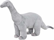 vidaXL Jucărie de pluș verticală dinozaur Brachiosaurus, gri XXL