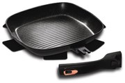 Tigaie grill 28 cm cu maner detasabil Black Rose Berlinger Haus BH 1953