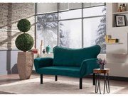Canapea 2 Locuri Chatto - Petrol Blue 140 X 70 X 65