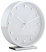 Karlsson 5970WH ceas de masă/ceas cu alarmă, alb,diametru  16 cm