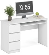 Masa de birou Cino alba L120 cm