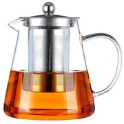 Ceainic 950 ml CLARICE, sticla borosilicata cu infuzor si capac metalic