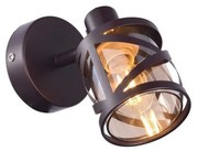 Aplica 1 spot design industrial metalica galben de chihlimbar OBERON 5335 RX