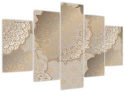 Tablou - Mandale în tonuri aurii (150x105 cm)