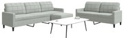 vidaXL Set de canapele cu perne, 3 piese, gri deschis, catifea