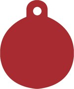 Placă de identificare pentru guler Imarc Circle Roșu