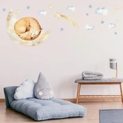 Autocolante de perete - Vulpea pe lună