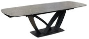 Masa Extensibila cu Blat Ceramic, Grafit, PAPILLON 180-220-260cm